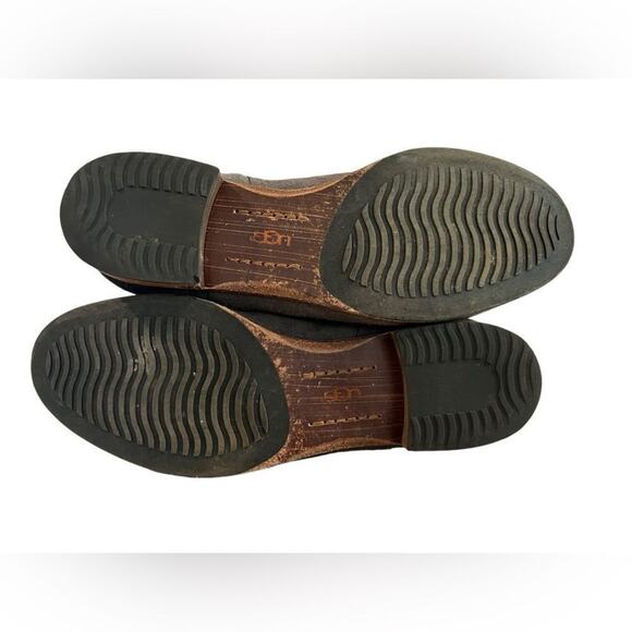 UGG Australia 3282 Cailyn Western Mid Calf Brown Suede Distressed Boot sz 9 - Picture 6 of 13